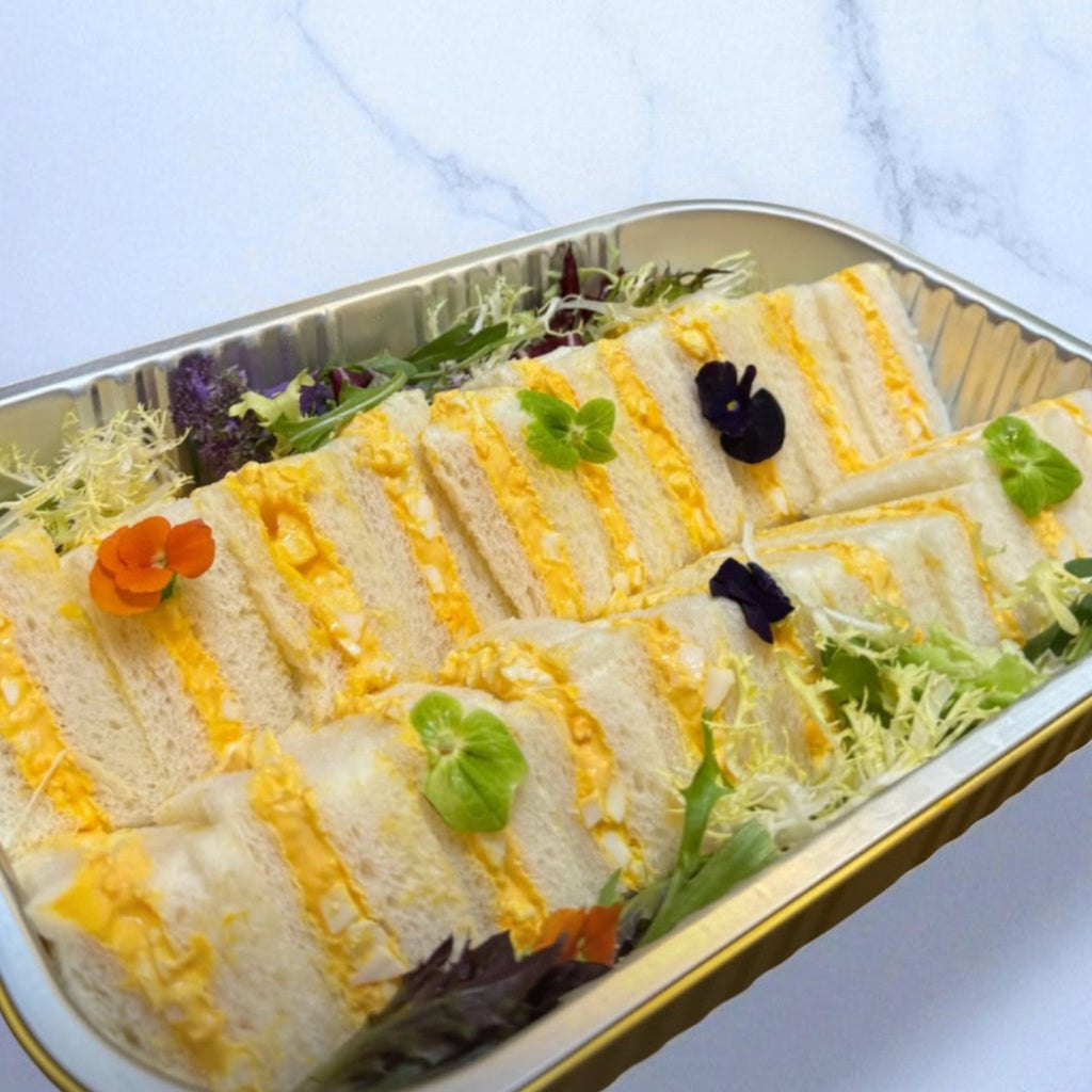 碎蛋沙律三文治 1/4