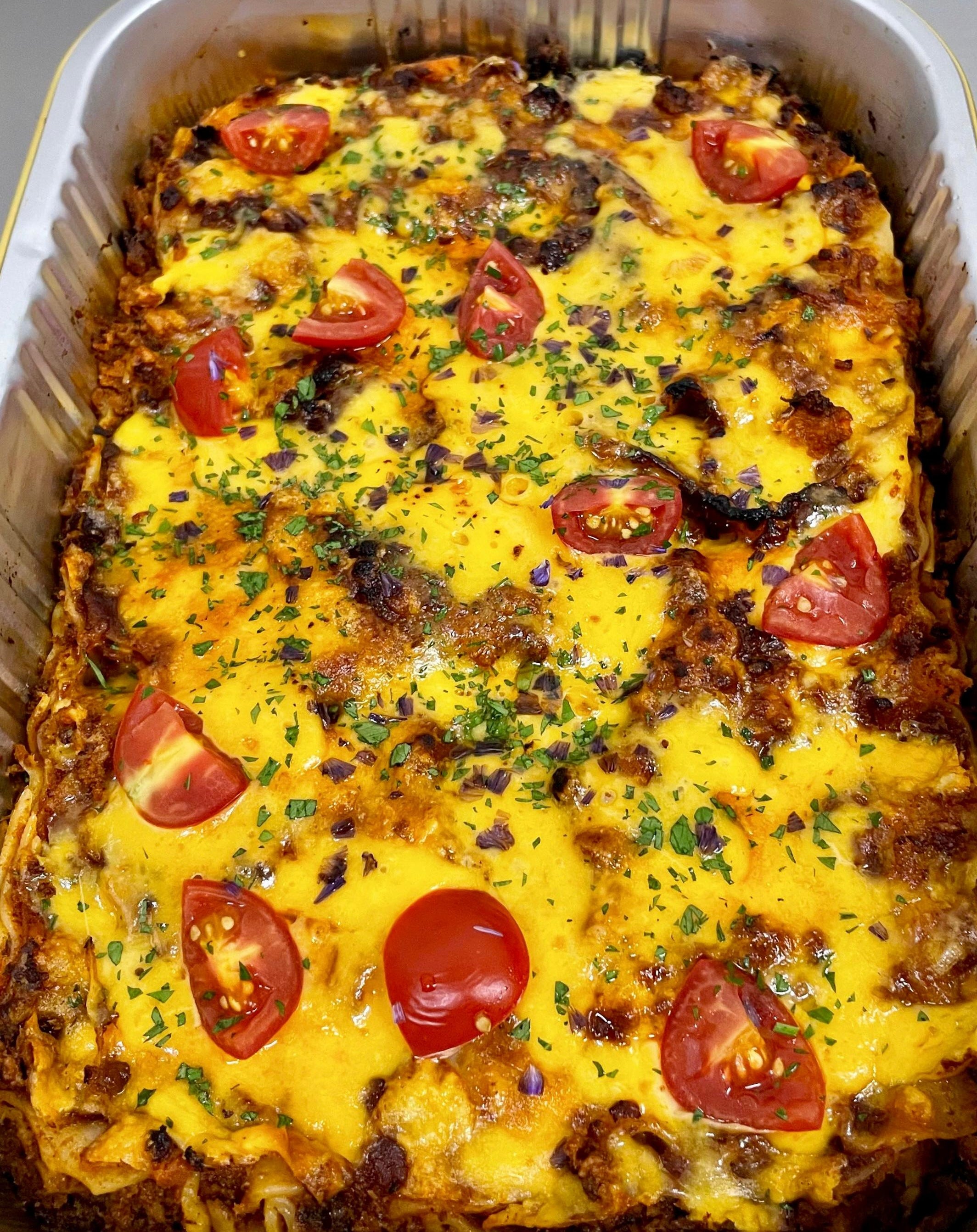 芝士和牛肉醬千層麵