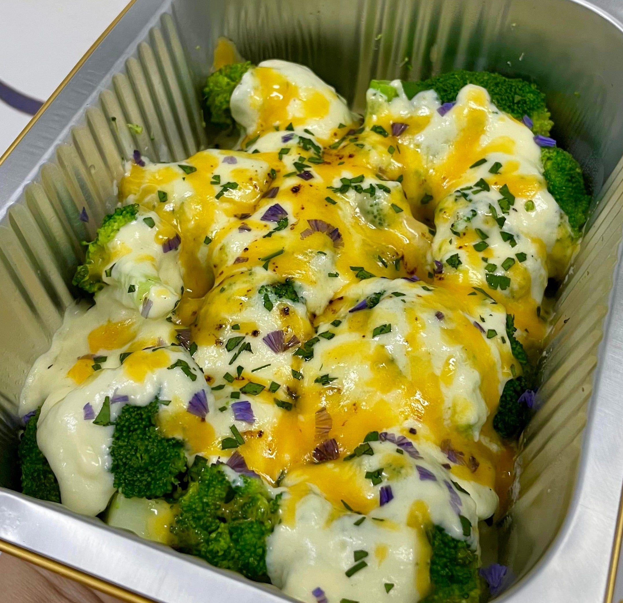 芝士忌廉焗西蘭花