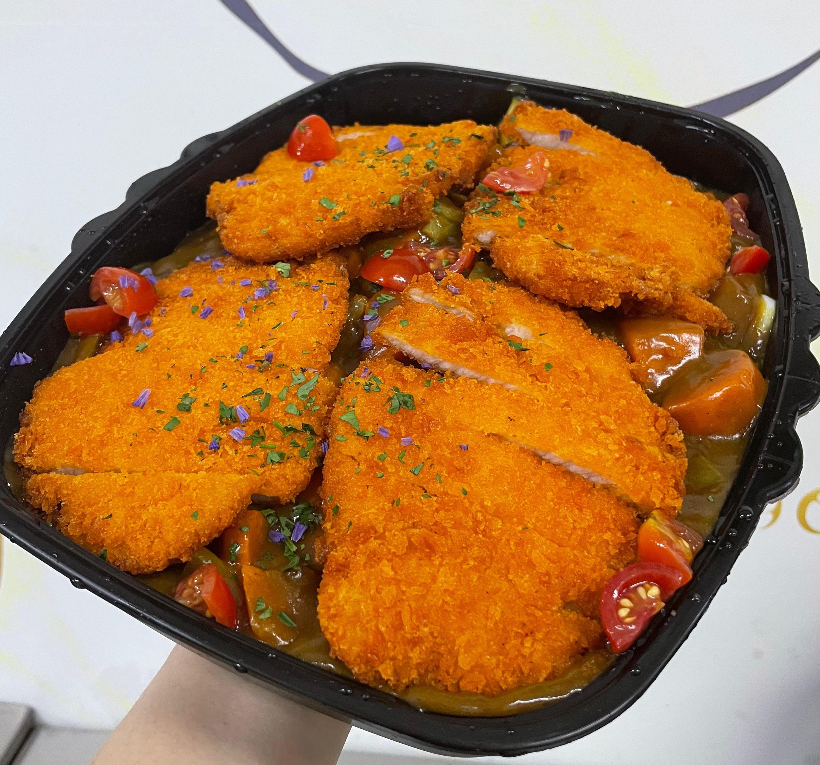 日式咖喱吉列豬扒撈烏冬