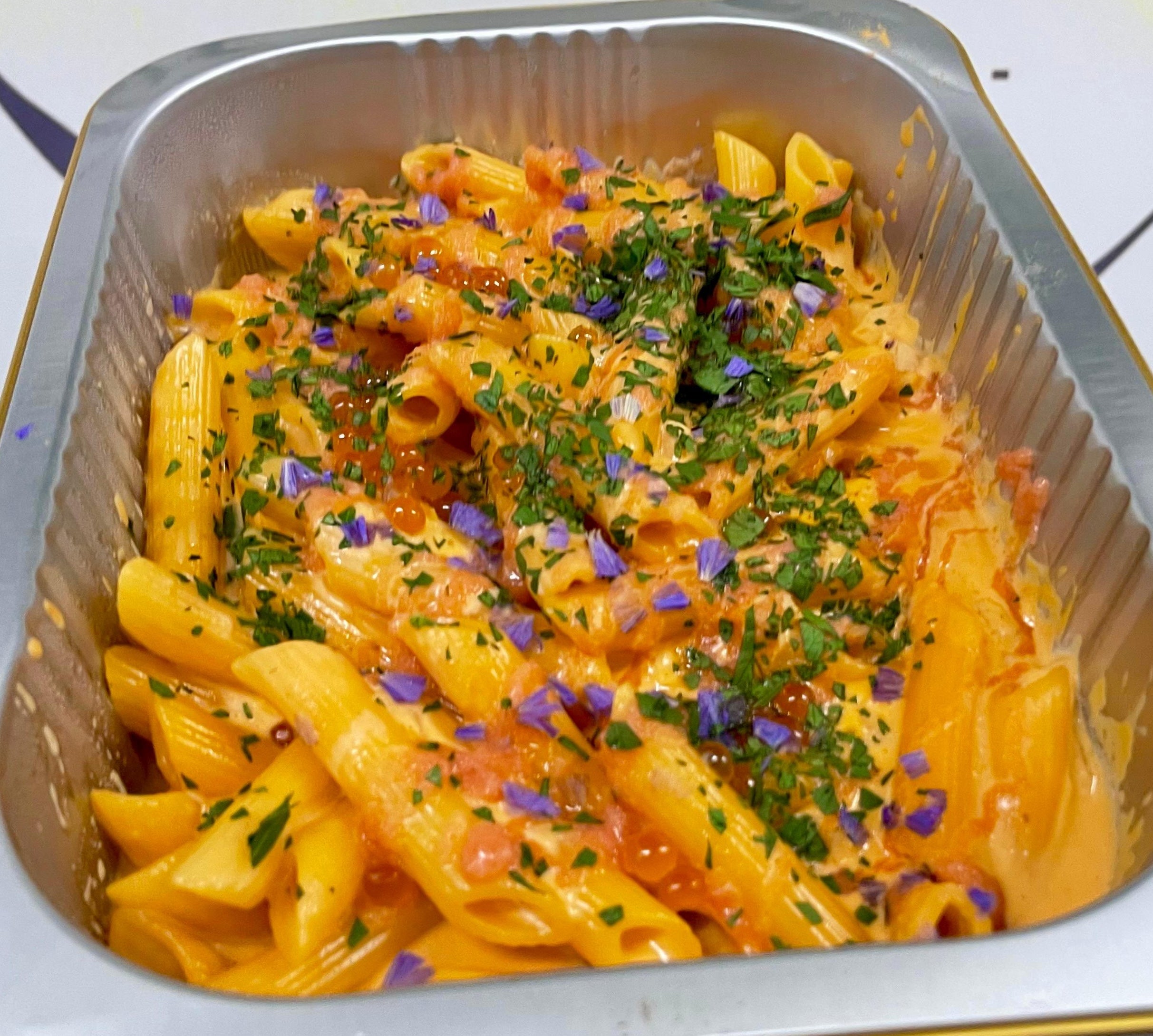 明太子海膽長通粉